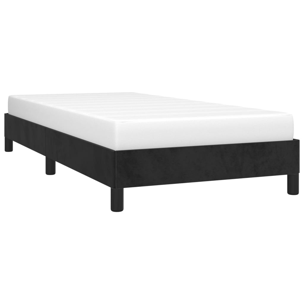 vidaXL Bedframe Fluweel Zwart 100x200 cm | 40% Korting! - Zo Goed Als Nieuw!