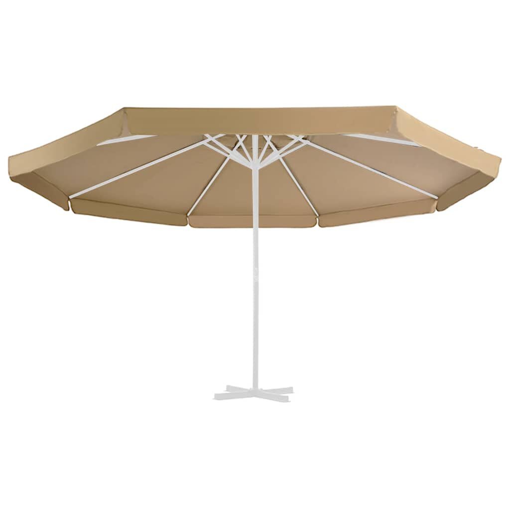 vidaXL Parasoldoek Taupe 500cm - 40% Korting | Als Nieuw!