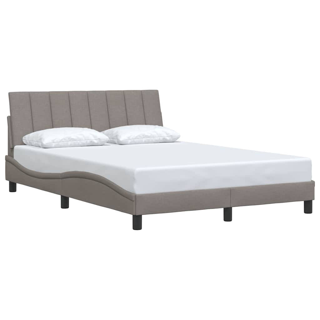 vidaXL Hoofdbordkussen Hanko 140cm Stof Taupe - 40% Korting!