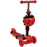 Kinder Step met Zadel - Lieveheersbeestje Rood | 40% Korting!