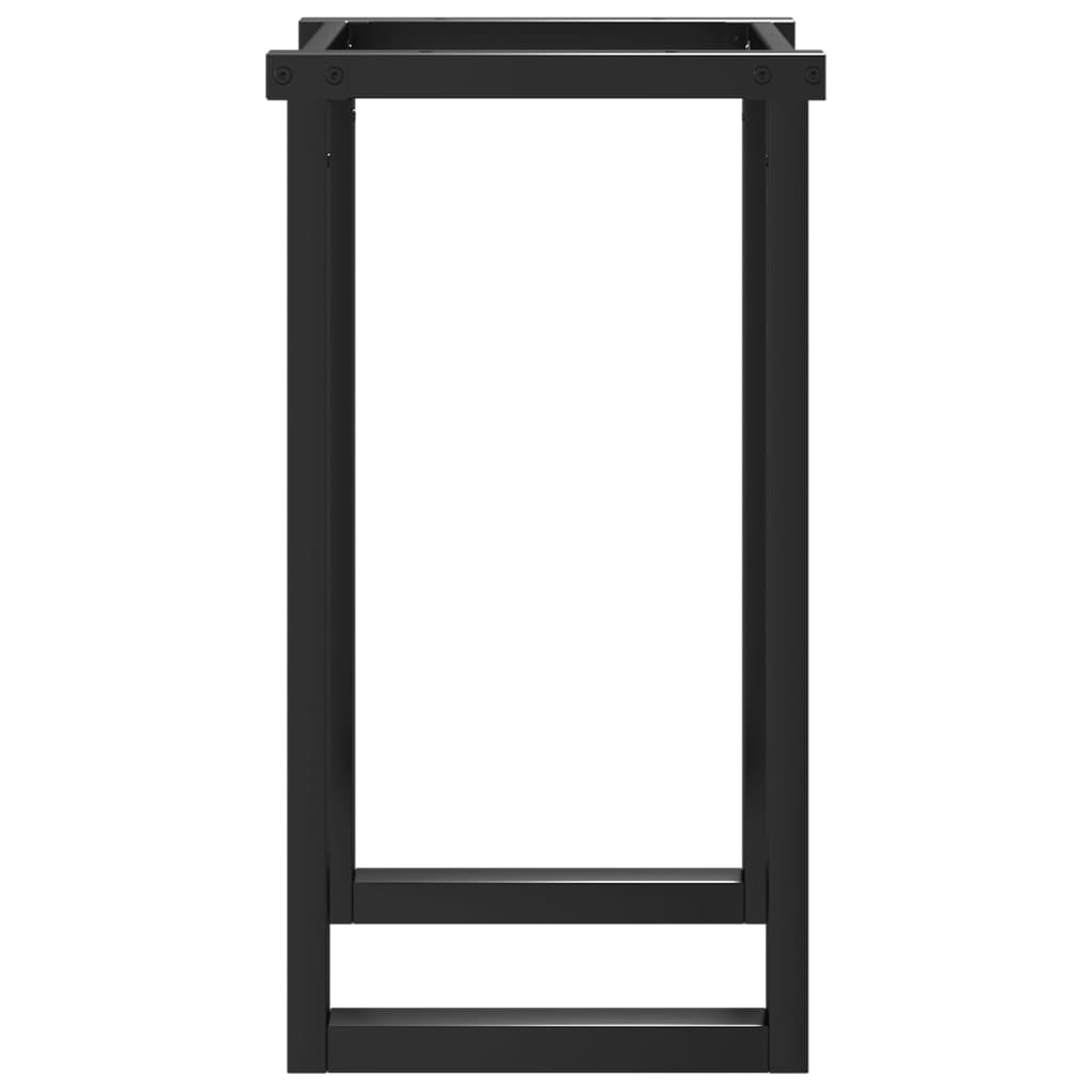 VidaXL Eettafelpoten O-frame Gietijzer Zwart 60x40x73 cm | 55% Korting!