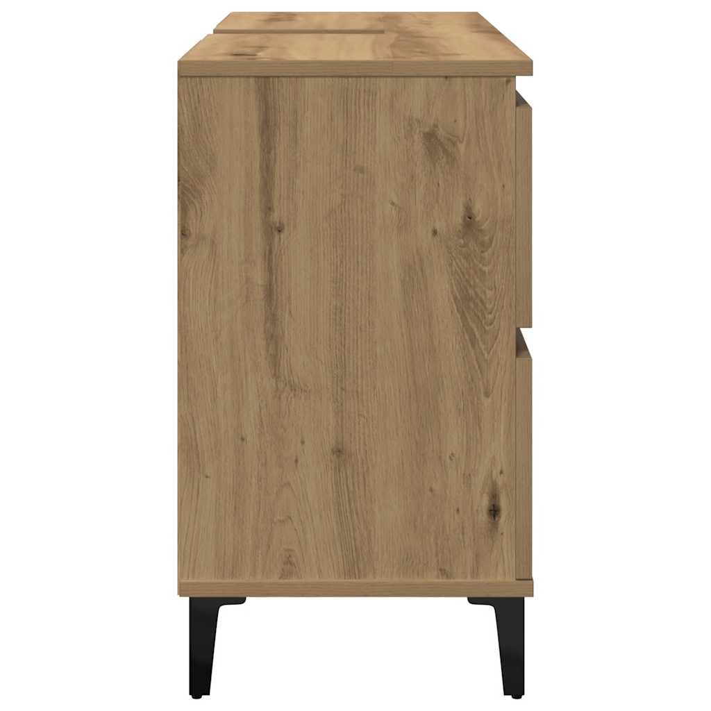VidaXL Wastafelkast Artisan Eiken - 40% Korting - Zo Goed Als Nieuw!