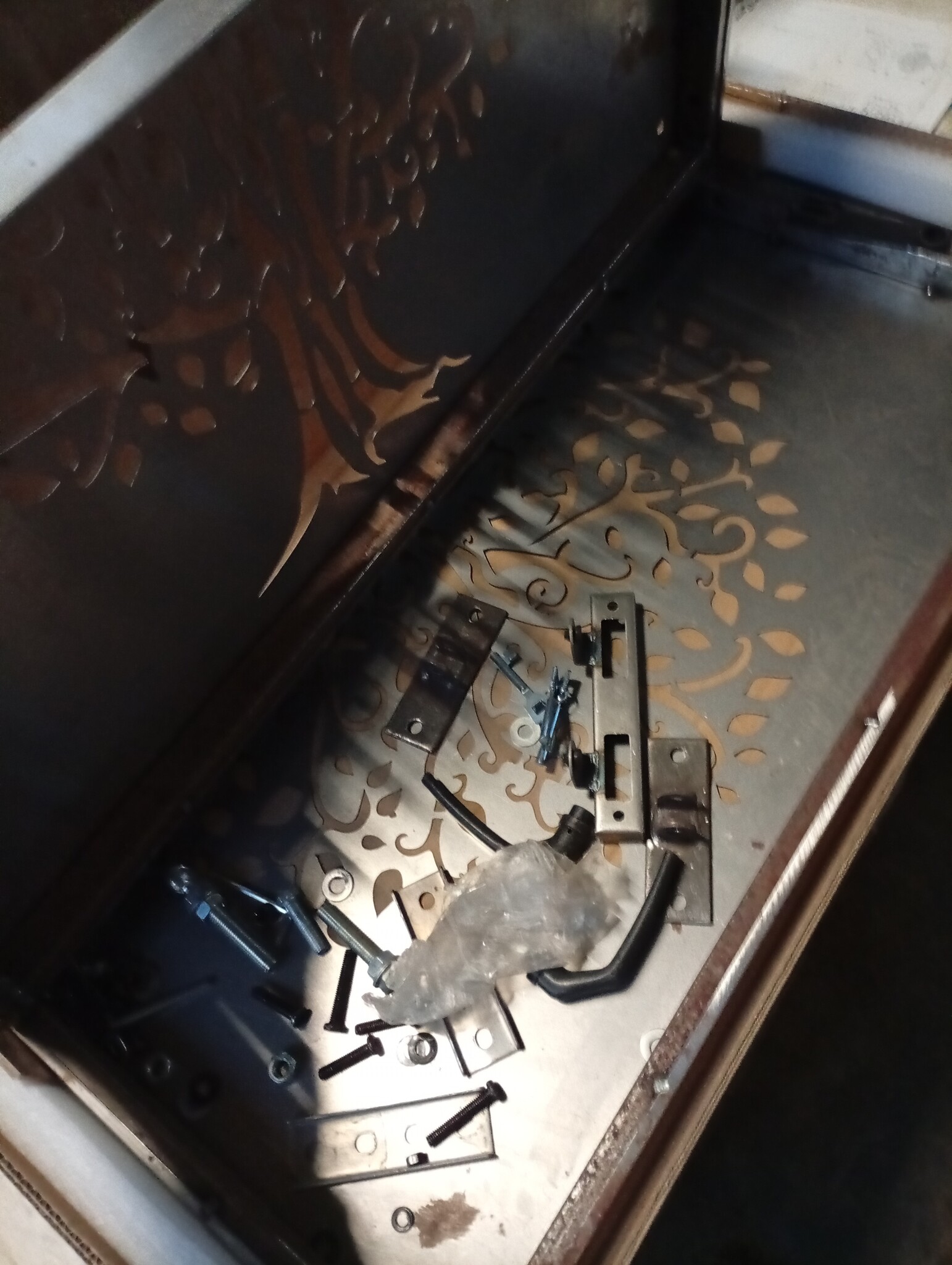 vidaXL Poort 85x75cm Boomontwerp Cortenstaal | 55% Korting!