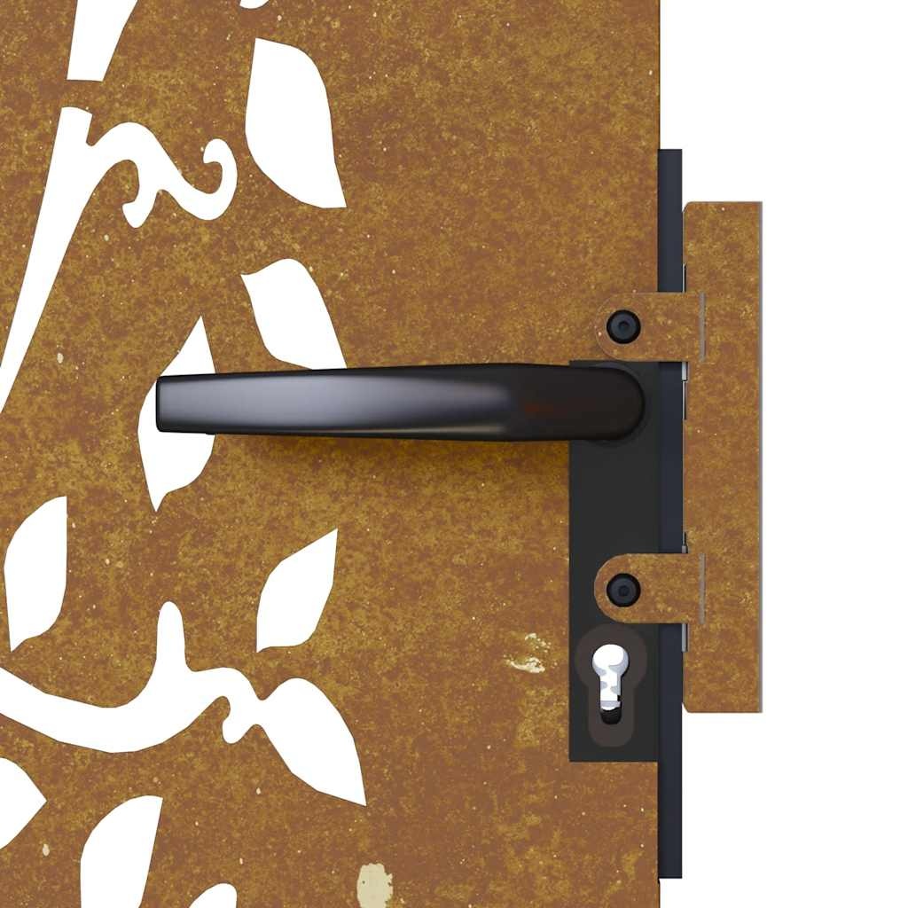 vidaXL Poort 85x75cm Boomontwerp Cortenstaal | 55% Korting!