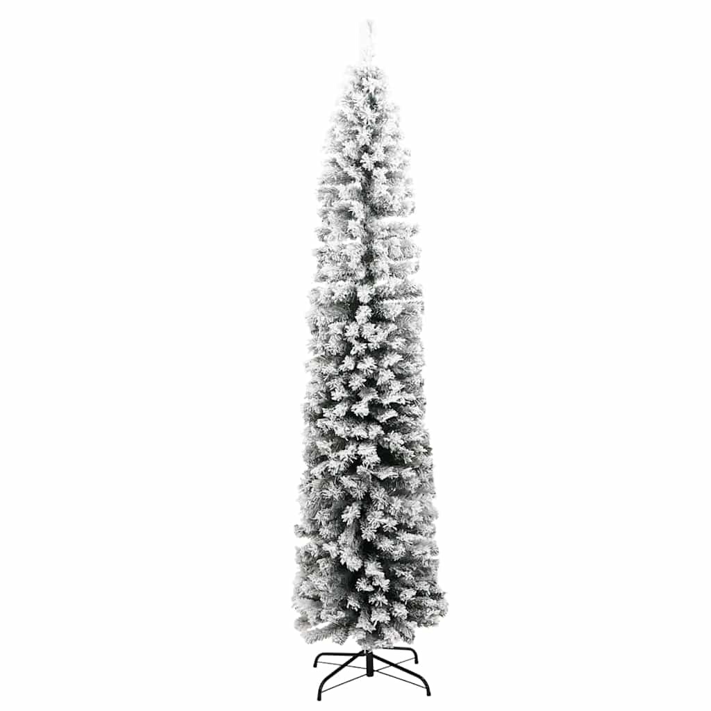 VidaXL Smalle Kunstkerstboom 210 cm met Sneeuw - 40% Korting!