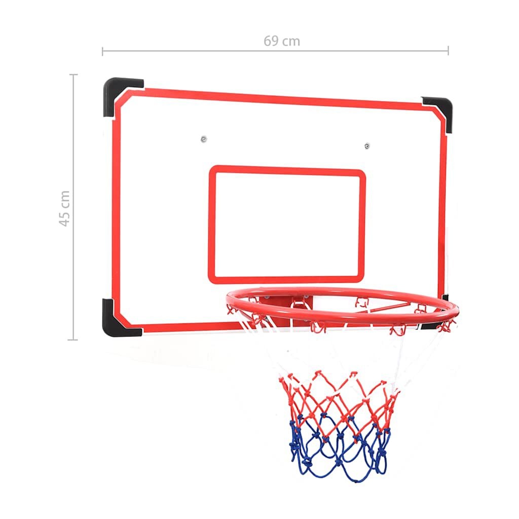 vidaXL Basketbalset 5-delig Wandmontage - 40% Korting!