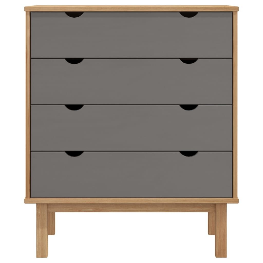 vidaXL OTTA Ladekast Grenenhout - 4 Lades | 40% Korting!