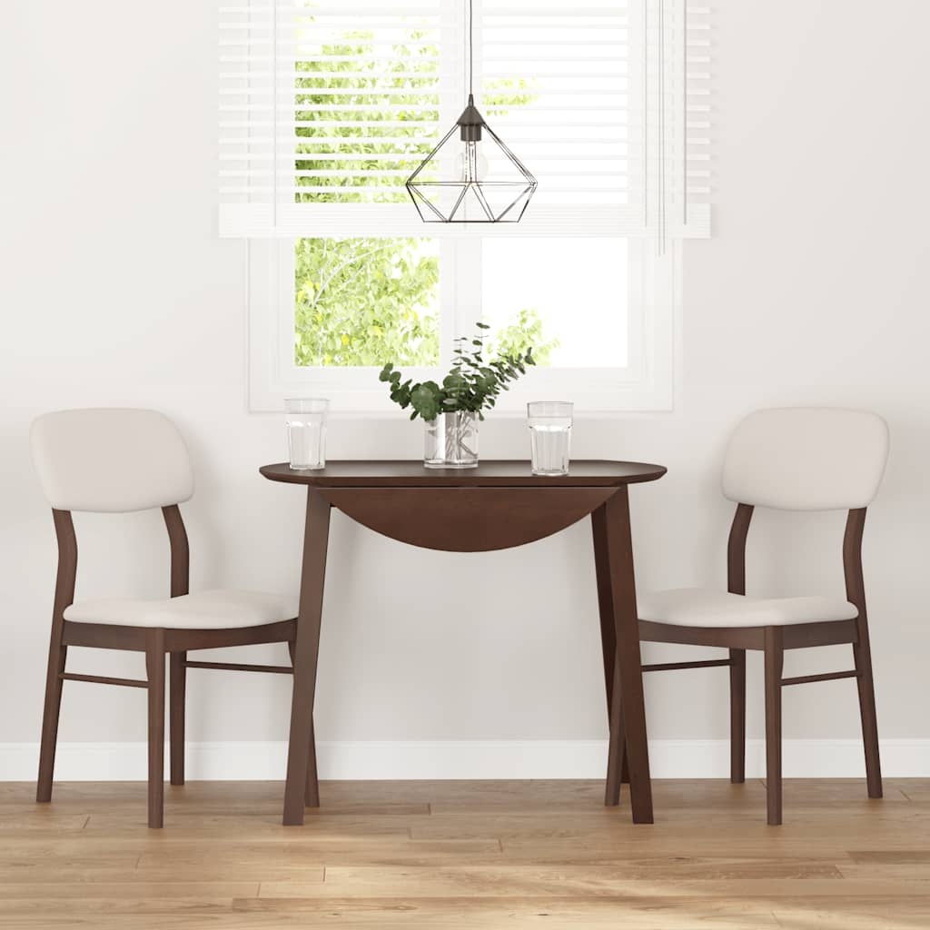 vidaXL Eetkamerstoelen (2x) Massief Hout - 55% Korting! Bruin