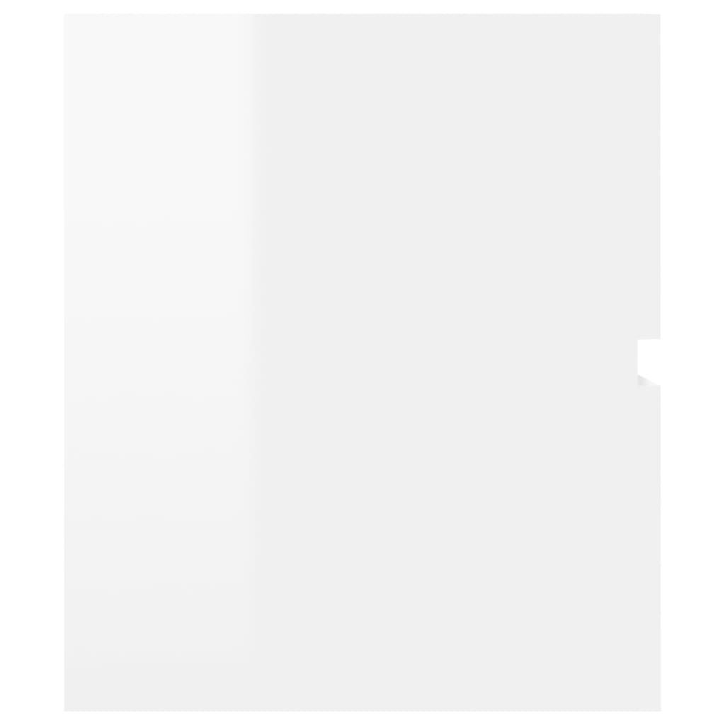 VidaXL Wastafelkast Hoogglans Wit - 40% Korting! (Retourproduct)