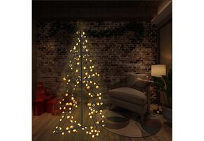 vidaXL Kegelkerstboom 160 LED's (Binnen/Buiten) - 55% Korting!