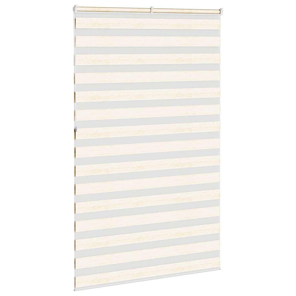 vidaXL Zebra rolgordijn Marmerbeige 140x230cm - Nu met 35% Korting!