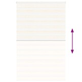 vidaXL Zebra rolgordijn Marmerbeige 140x230cm - Nu met 35% Korting!