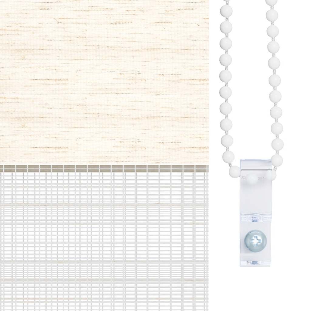 vidaXL Zebra rolgordijn Marmerbeige 140x230cm - Nu met 35% Korting!