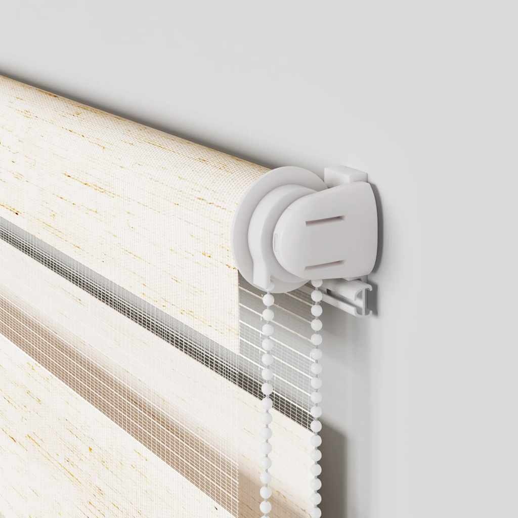 vidaXL Zebra rolgordijn Marmerbeige 140x230cm - Nu met 35% Korting!