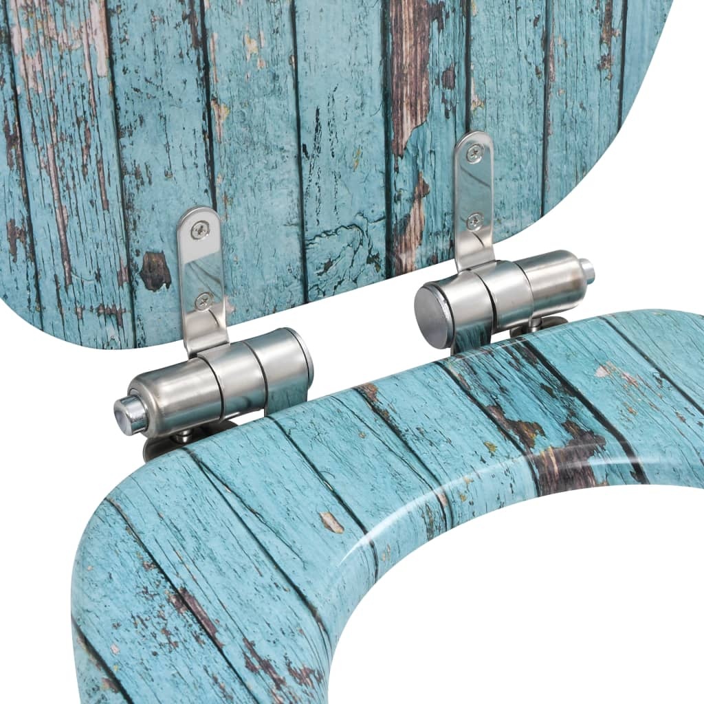 vidaXL Toiletbril Oud Hout MDF met Soft-Close - 40% Korting!