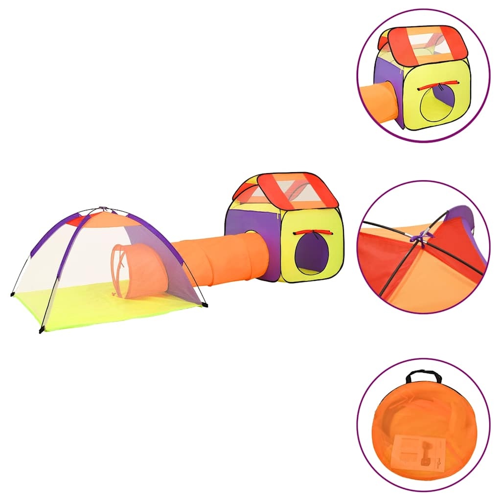 vidaXL Kinderspeeltent 338cm met Tunnel - 79% Korting! Slechts 1 op voorraad!
