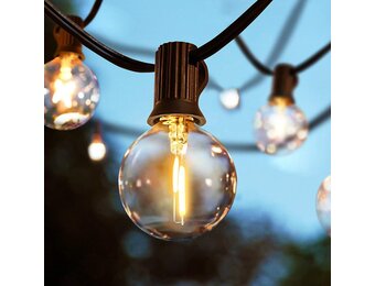 Svater Tuinlichtsnoer 7.6m 40% Korting - Warm Wit LED & Uitbreidbaar