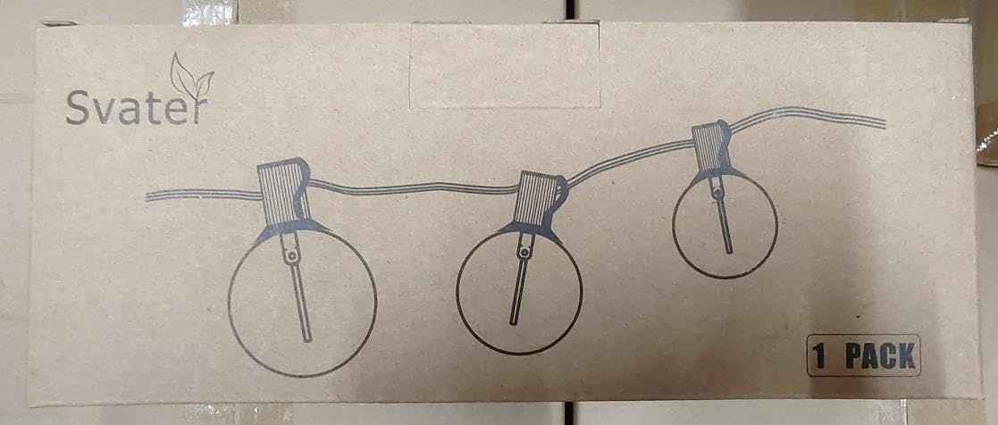 Svater Tuinlichtsnoer 7.6m 40% Korting - Warm Wit LED & Uitbreidbaar