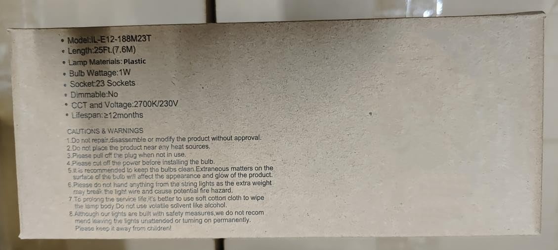 Svater Tuinlichtsnoer 7.6m 40% Korting - Warm Wit LED & Uitbreidbaar