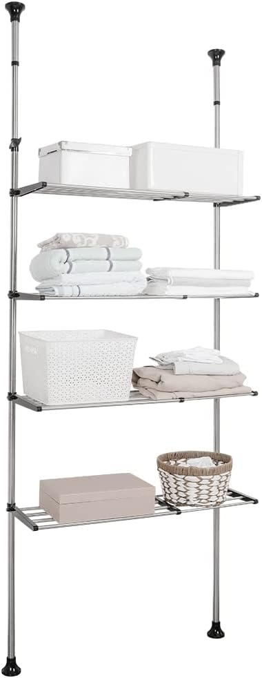 Hershii 4-laags Opbergrek Boven Toilet - Ruimtebespaarder (40% Korting!)