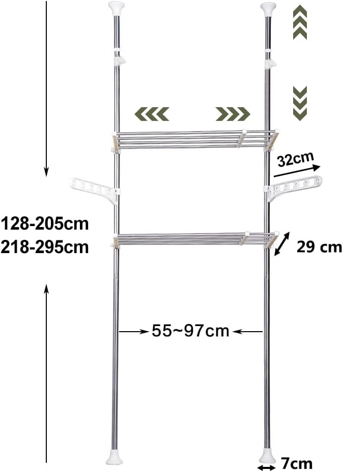 Hershii 4-laags Opbergrek Boven Toilet - Ruimtebespaarder (40% Korting!)