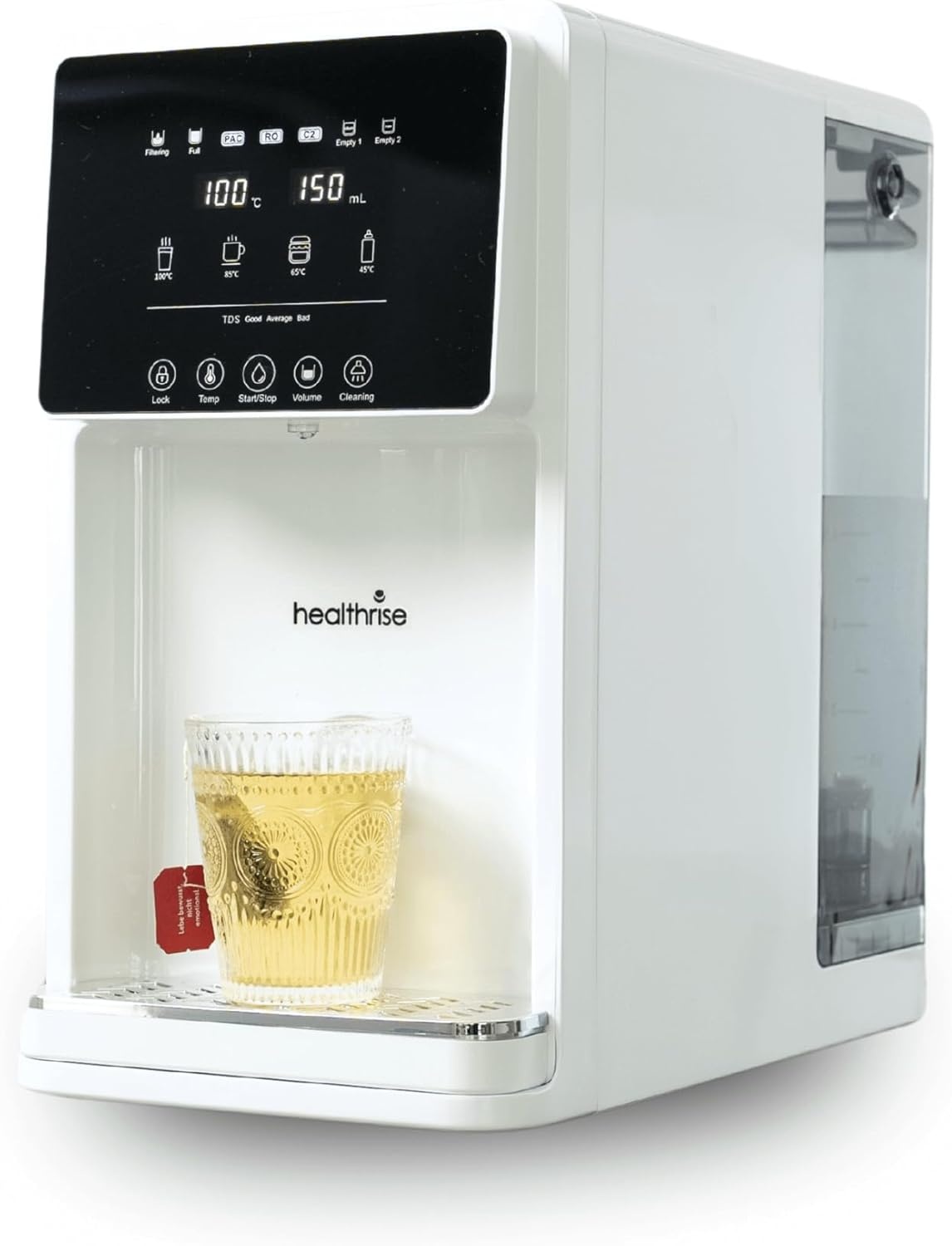 Health Rise Pure Water Basic: Waterfilter RO + Heetwater (7L) - 35% Korting!