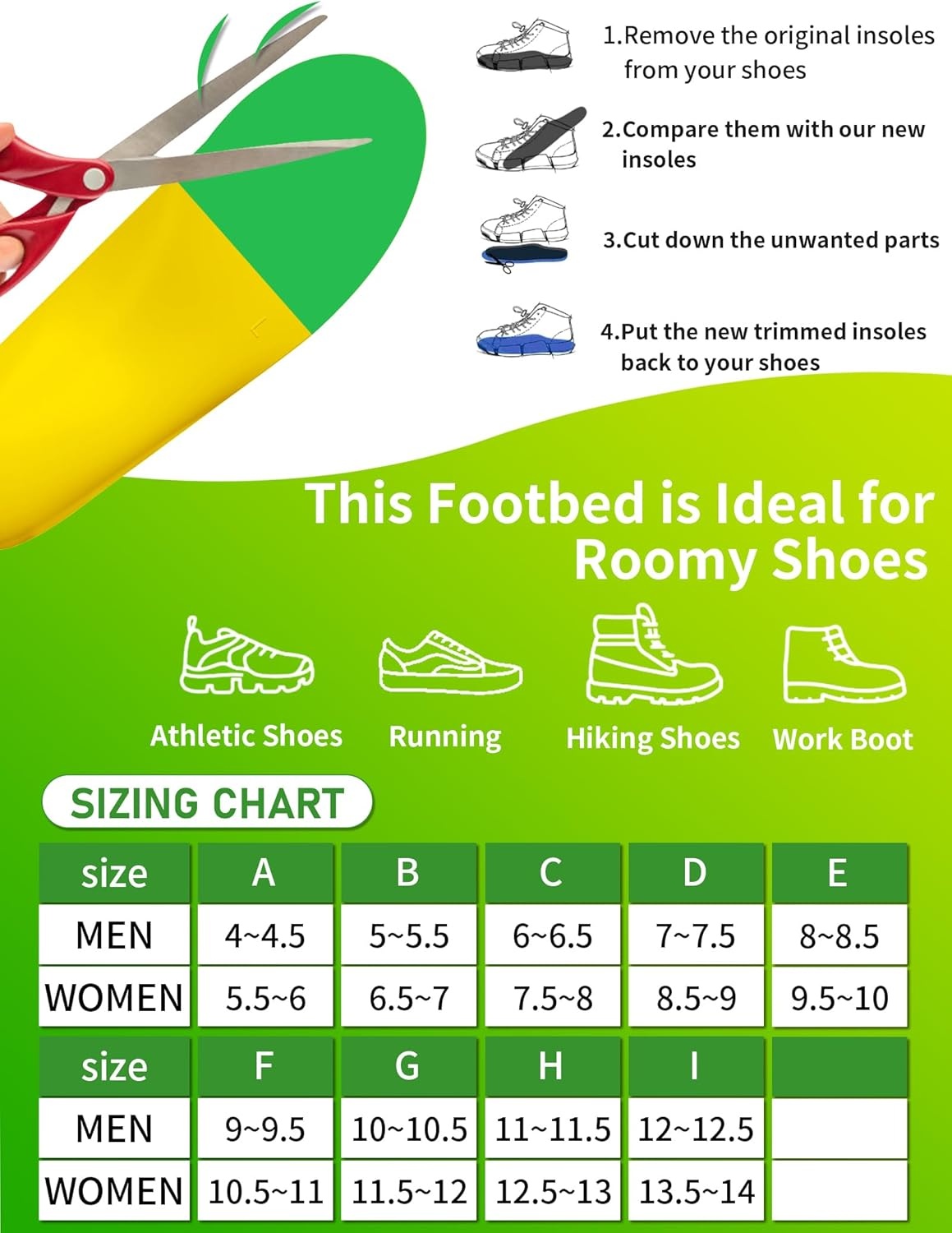 Orthopedische Inlegzolen Groen - 38.5-39.5 | 35% Korting!