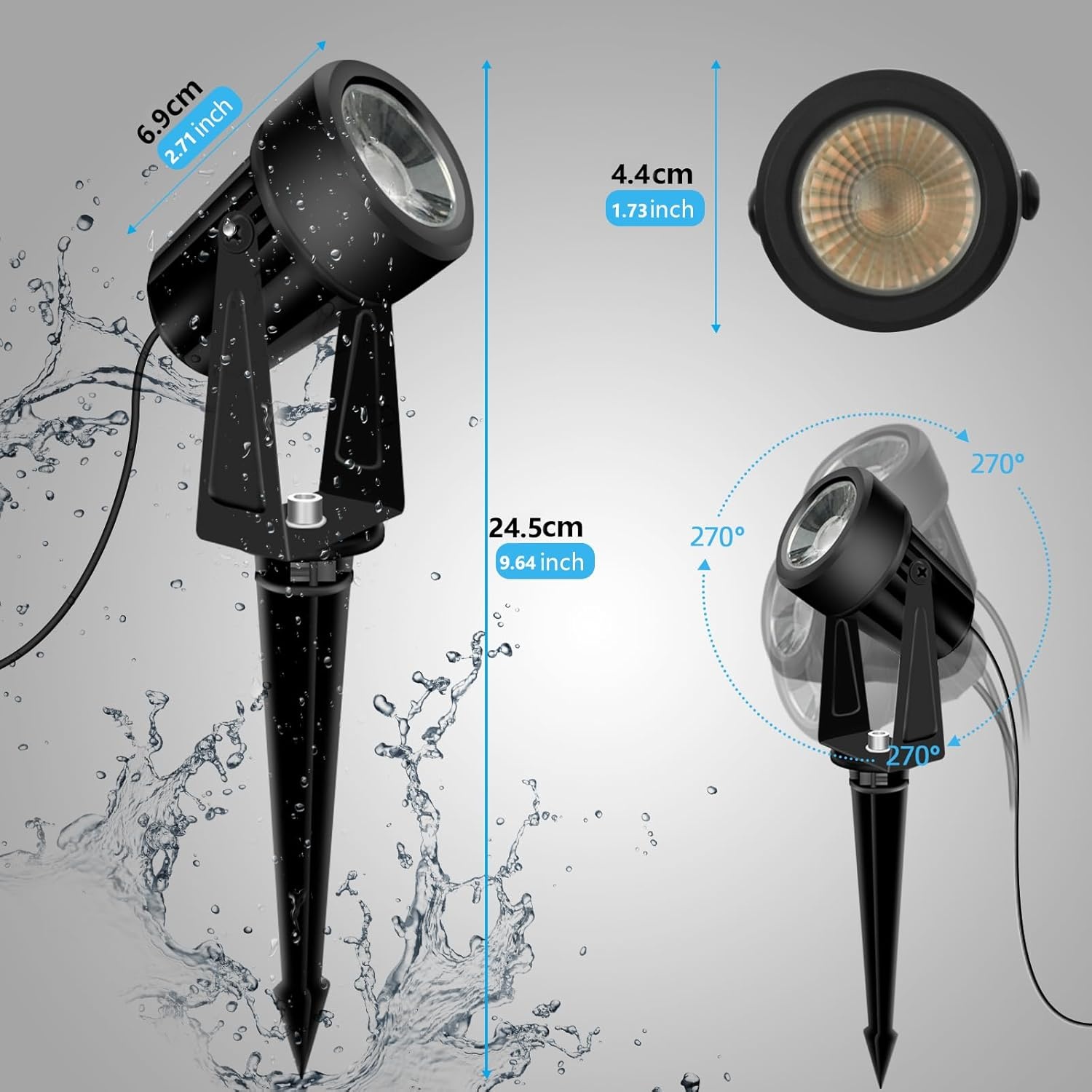 40% Korting! Svater 10x LED Tuinspots 32m Warm Wit IP65 - Zo Goed Als Nieuw!