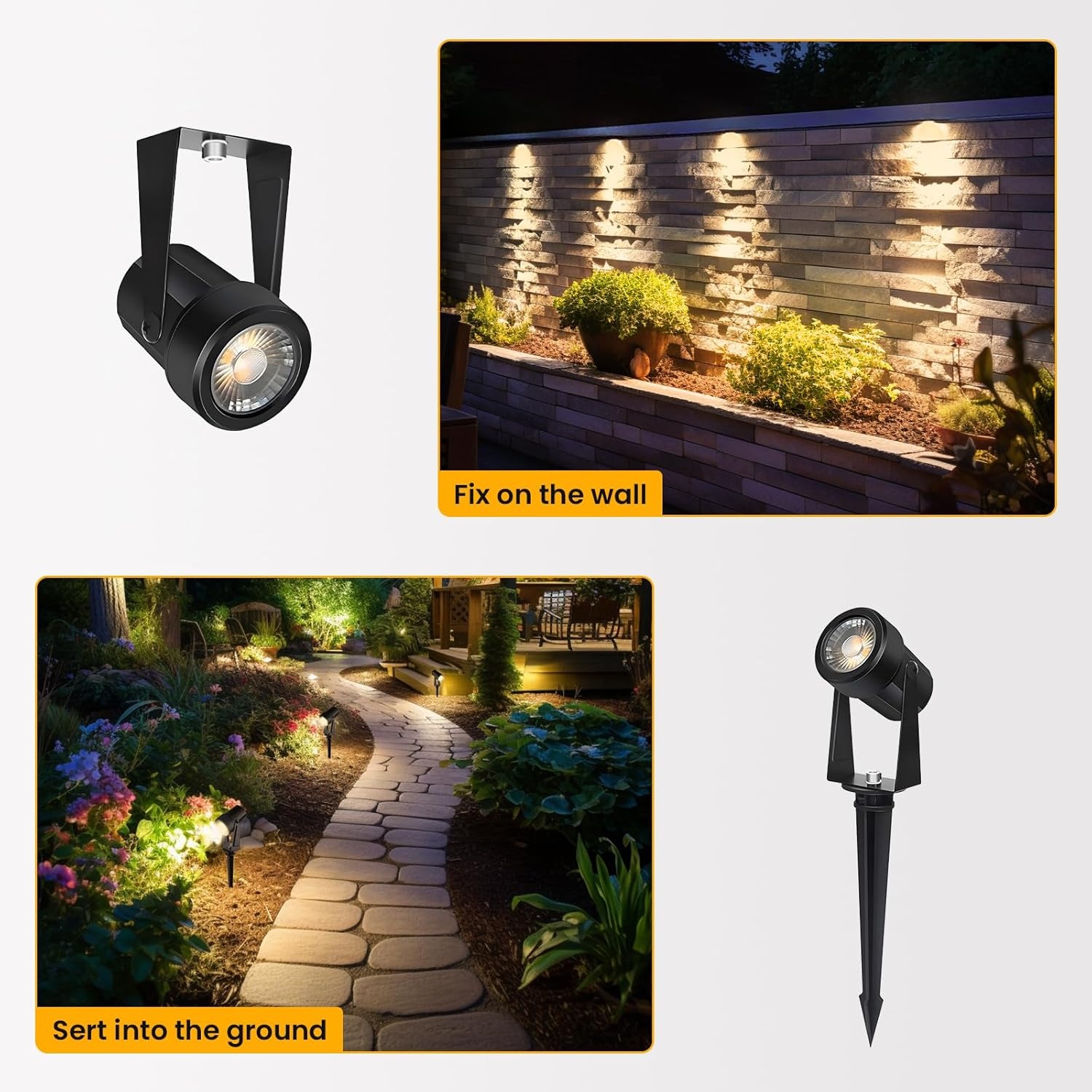 Svater 10x LED Tuinspots 32m Warm Wit 3000K IP65 | 40% Korting