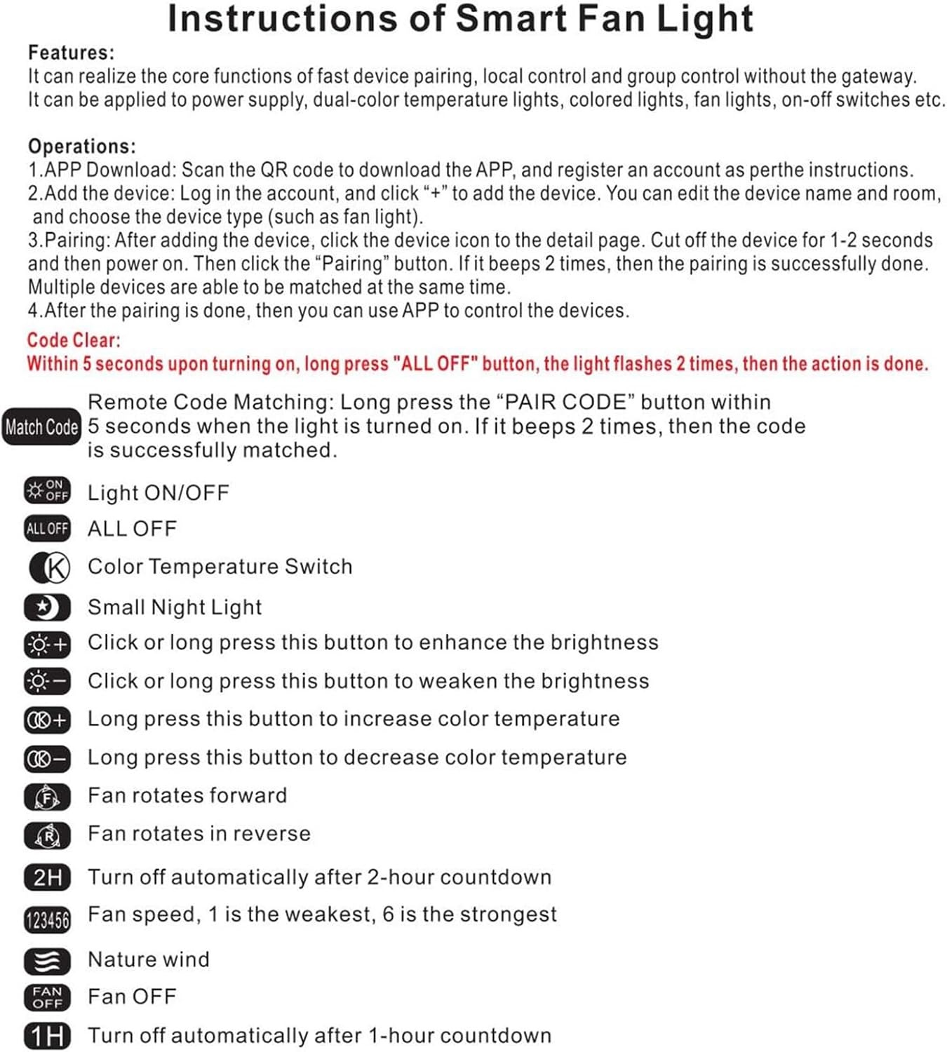 CANEOE Plafondventilator met Verlichting (65cm, Zwart) - 40% Korting!