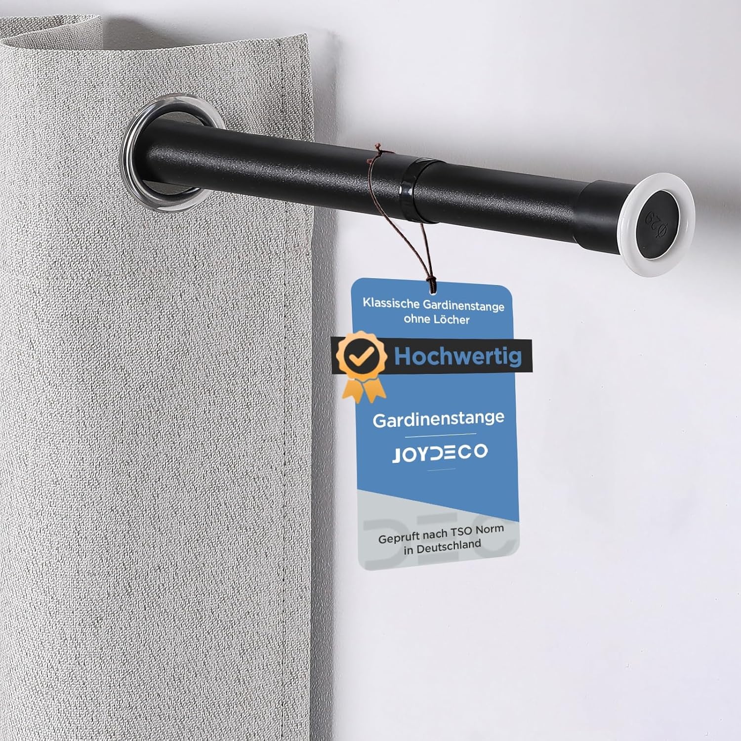 Joydeco Douchegordijnstang RVS 70-110cm - 35% Korting! (Ongebruikt)