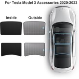 Zonnedak voor Tesla Model 3 (Zwart) - 35% Korting! Nieuw!