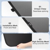 Zonnedak voor Tesla Model 3 (Zwart) - 35% Korting! Nieuw!