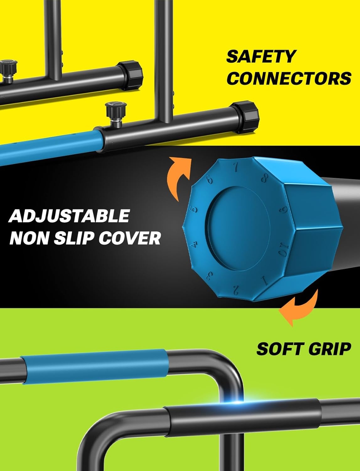 YOLEO Dip Bars - Draagbaar Fitnessstation (227kg) | 35% Korting!