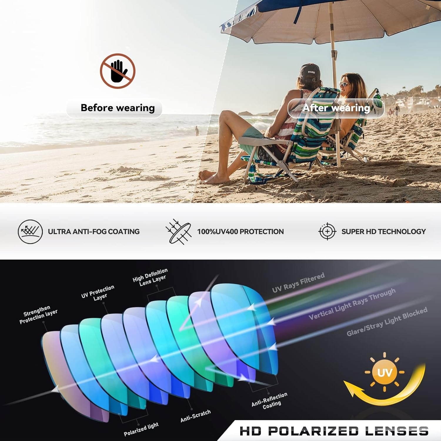 Set van 2 Pilotenzonnebrillen UV400 Retro - 40% Korting!