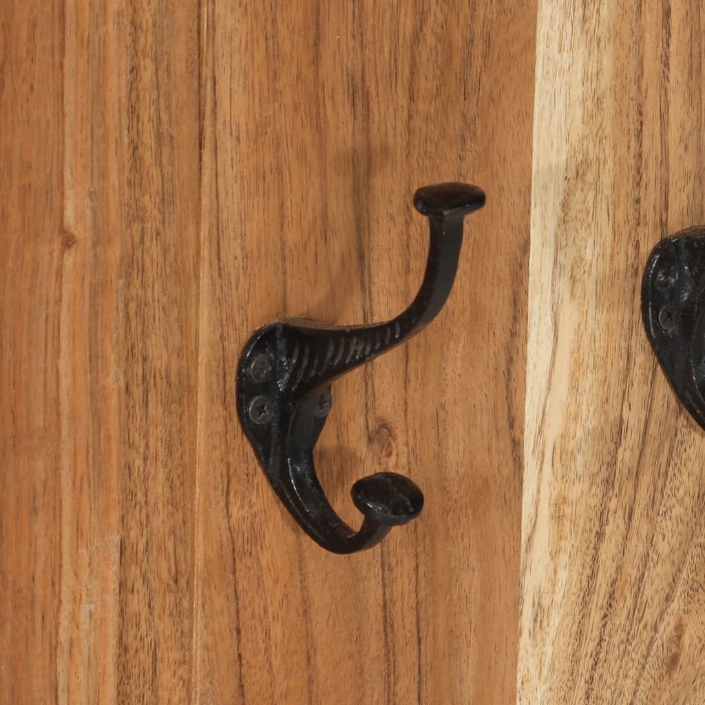 vidaXL Kapstokken (2 st) Massief Acaciahout - 40% Korting!