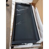 vidaXL Poort met grasontwerp 105x80cm Staal Antraciet | -55% Korting!