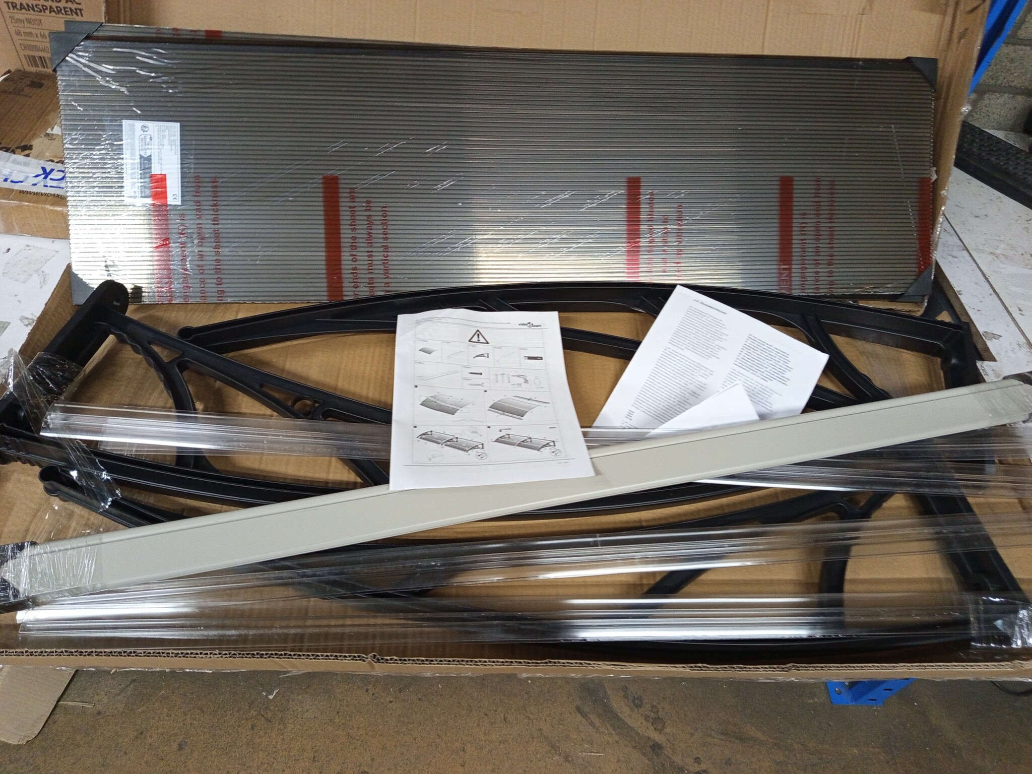 VidaXL Deurluifel 240x100 cm PC zwart - 55% Korting!