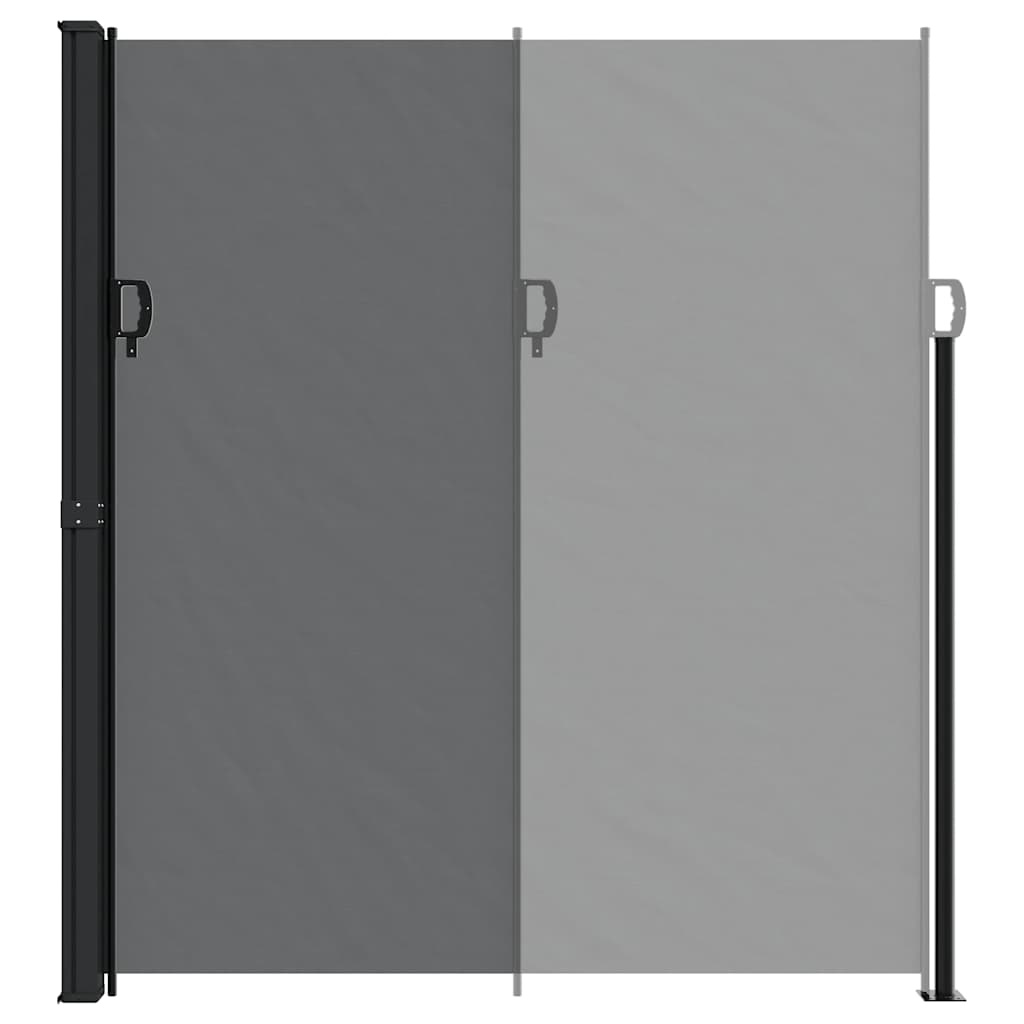 VidaXL Uittrekbaar Windscherm 220x300cm Zwart - 55% Korting!