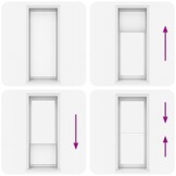 VidaXL Plisséjaloezie Wit 80x200 cm - Nu 40% Korting!