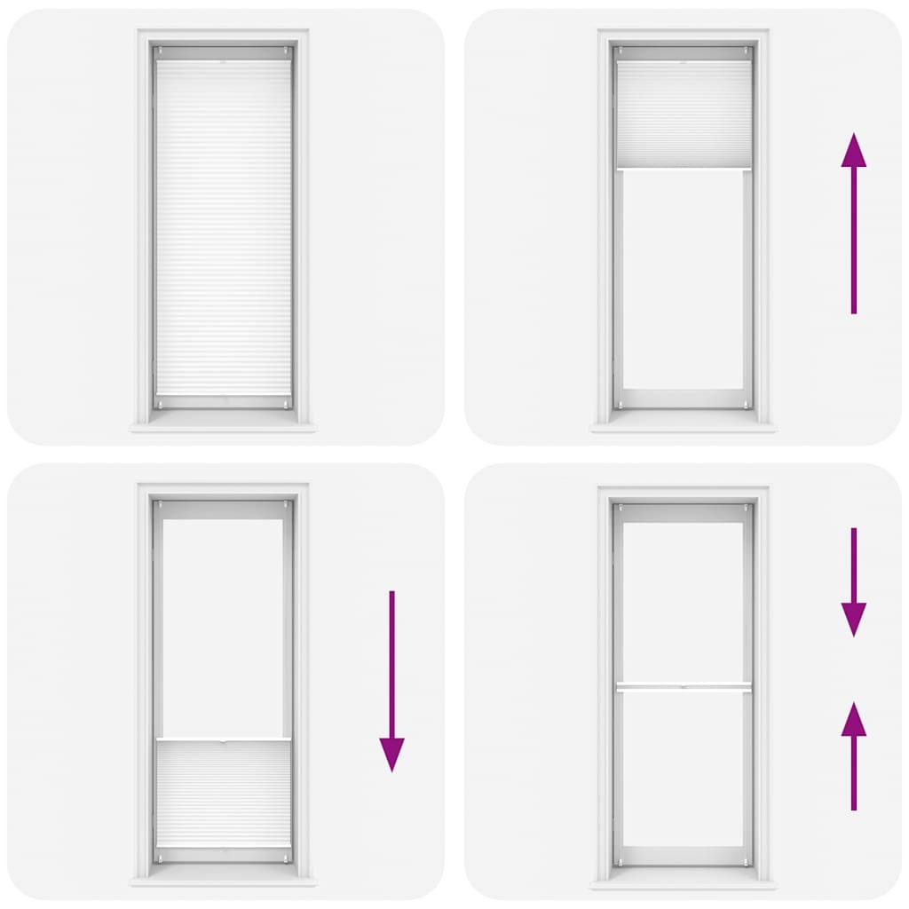 VidaXL Plisséjaloezie Wit 80x200 cm - Nu 40% Korting!