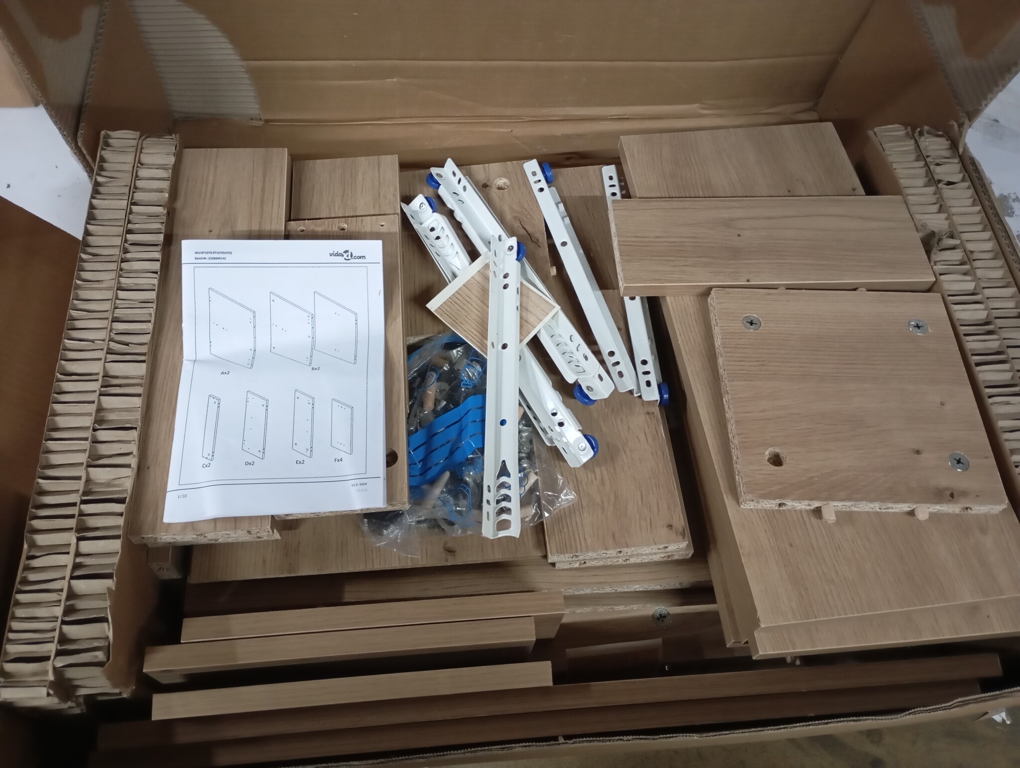 VidaXL Salontafel Artisanaal Eikenhout (60% Korting!) Lichte Schade