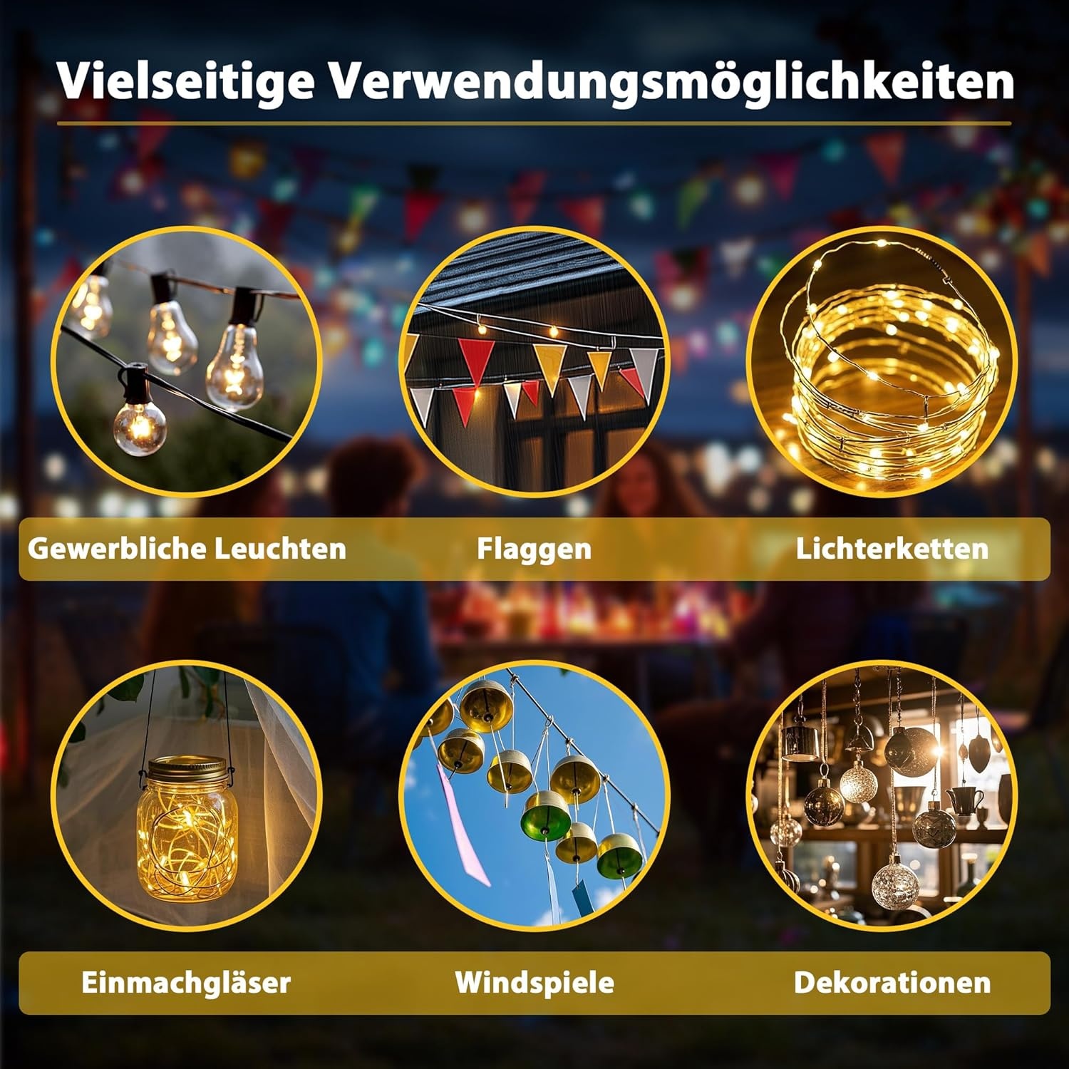 Set van 2 Stevige Palen voor Slingerlichtjes - 3,2m | 35% Korting!
