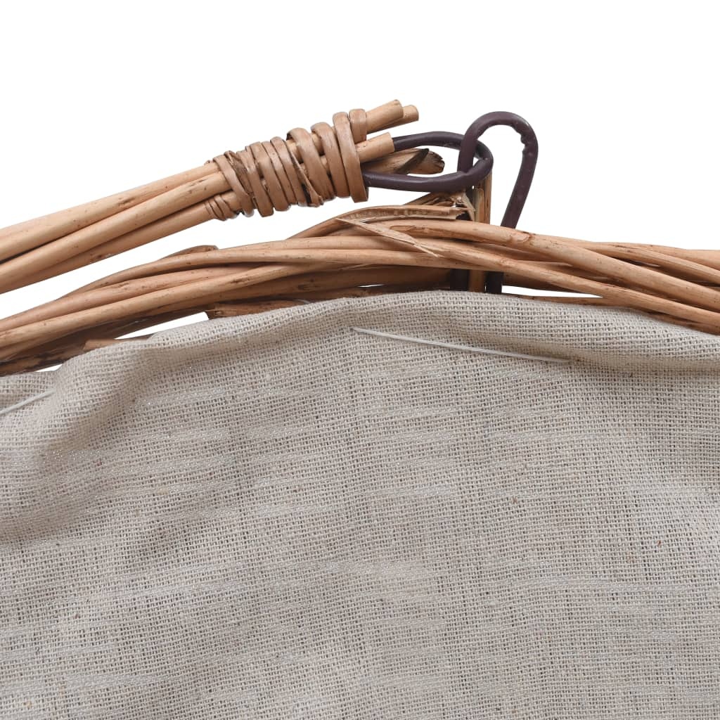 vidaXL Houtmand 60x44x55cm Wilgenhout - 60% KORTING!