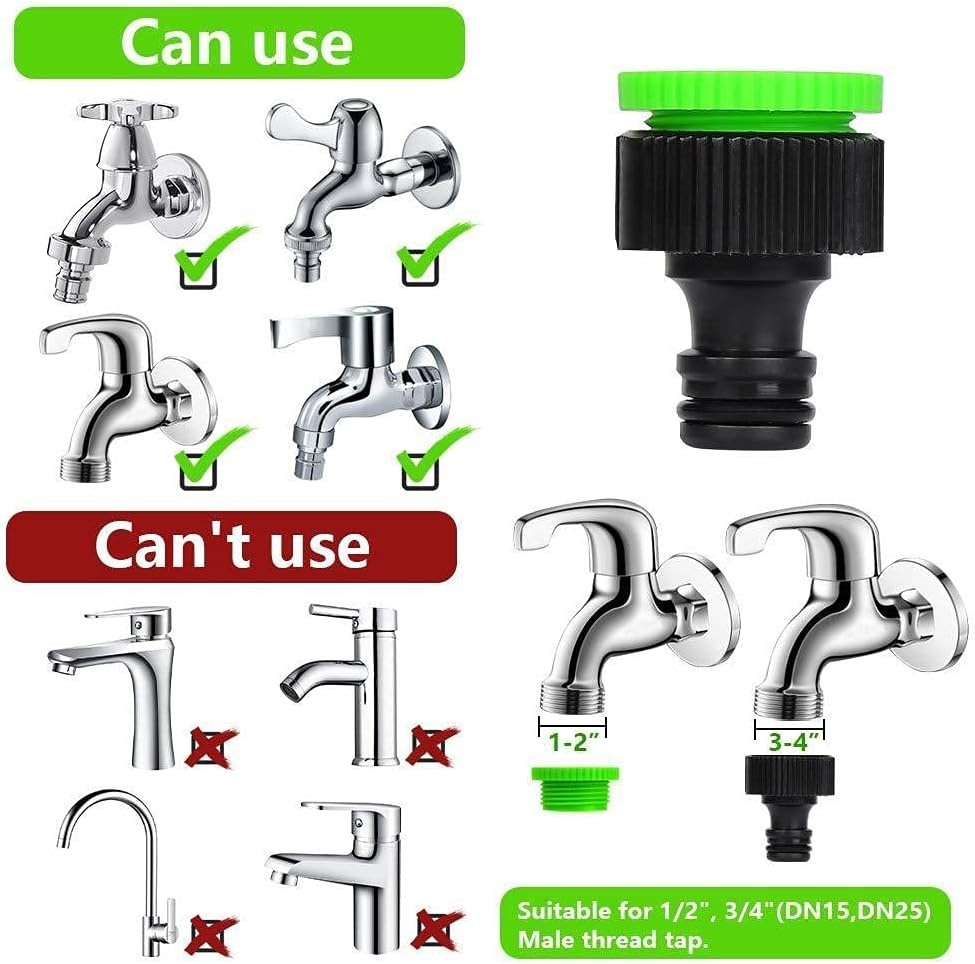 Yiting Flexibele Tuinslang Blauw - 7.5m (uitrekbaar tot 22.5m) - 35% Korting!