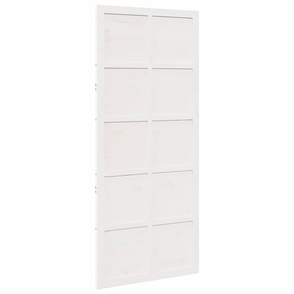 VidaXL Schuifdeur Wit 80x210cm Grenenhout - 40% Korting!