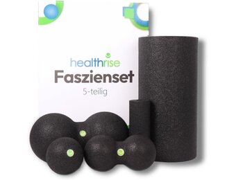 Health Rise Fascia Set (5-Delig) - Zelfmassage Roller & Ballen - NU 35% KORTING!