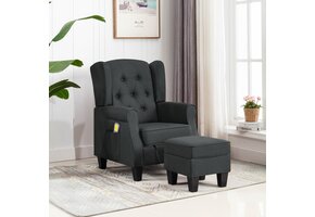 vidaXL Massagestoel Donkergrijs - 40% Korting! Zo Goed Als Nieuw