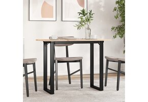 vidaXL Eettafelpoten O-frame Gietijzer Zwart 80x40x73 cm | -64% Korting!