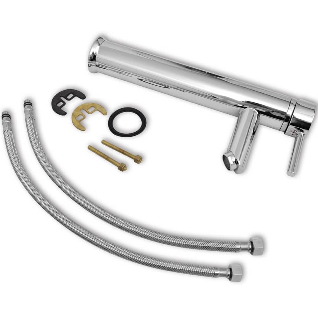 VidaXL Messing Wastafelmengkraan - 40% Korting! Zo Goed Als Nieuw